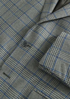 All Year Wool & Cashmere Plaid Jacket