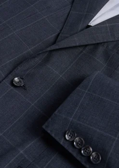 All Year Wool Windowpane Suit