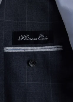 All Year Wool Windowpane Suit