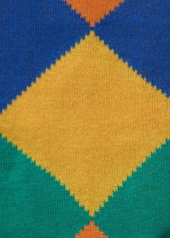Argyle Crew Sock