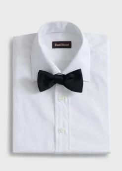 Banded Satin Formal Bow Tie