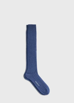 Cashmere Ribbed Sock
