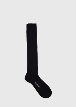 Cashmere Ribbed Sock