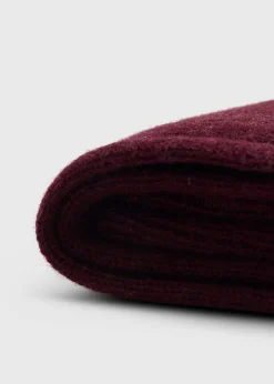 Cashmere Ribbed Sock