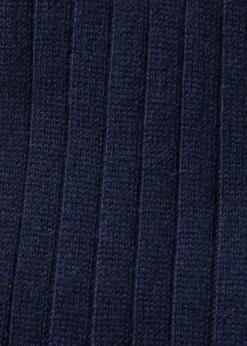 Cashmere Ribbed Sock