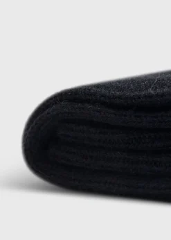 Cashmere Ribbed Sock