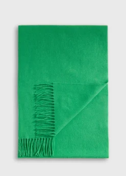 Cashmere Scarf with Man on the Fence Logo