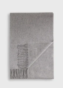 Cashmere Scarf with Man on the Fence Logo