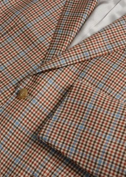 Cashmere & Silk Plaid Jacket