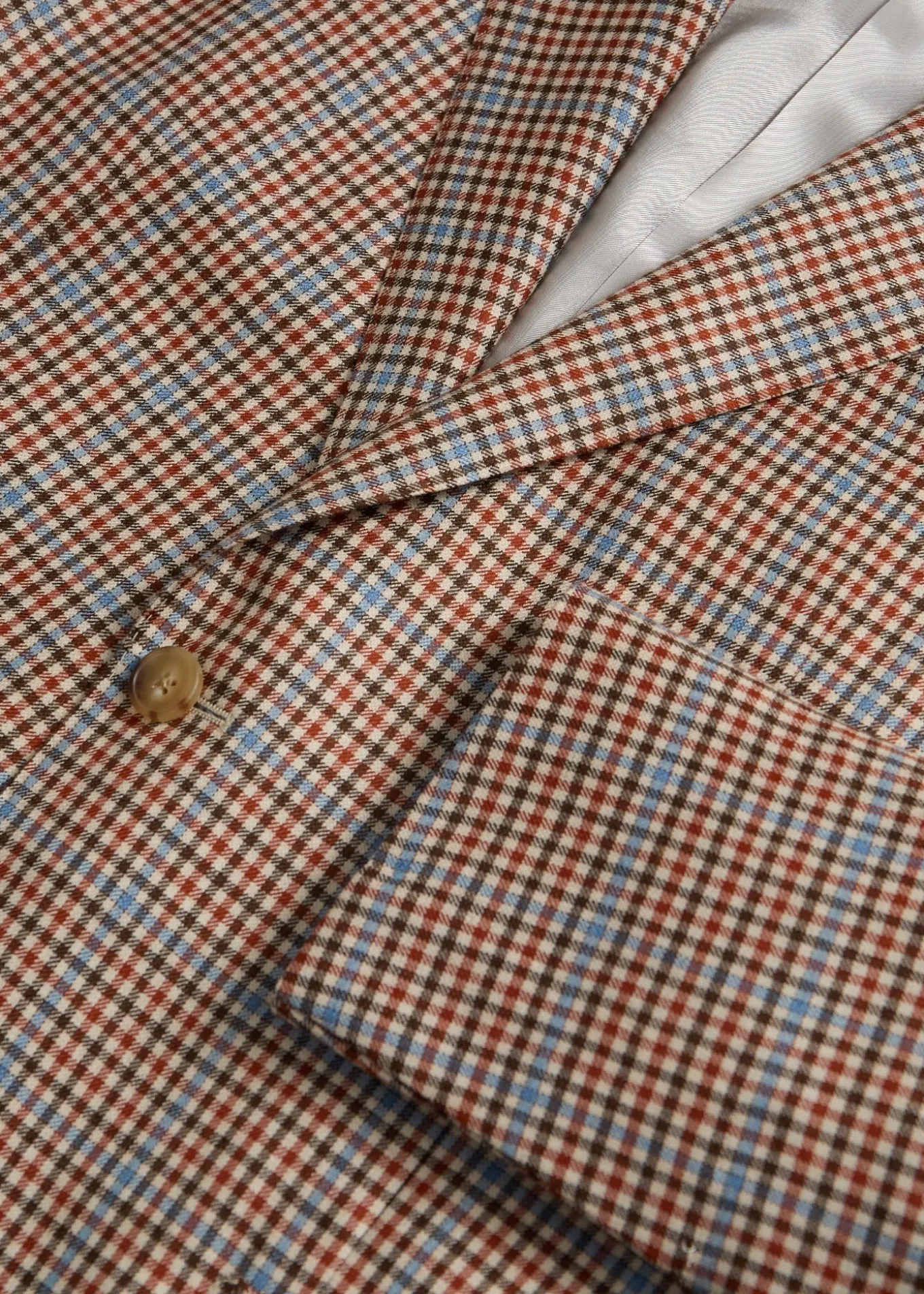 Cashmere & Silk Plaid Jacket