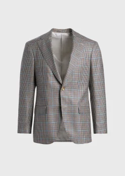 Cashmere & Silk Plaid Jacket