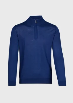 Cashmere & Silk Quarter ZipPullover