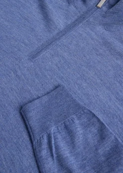 Cashmere & Silk Quarter ZipPullover