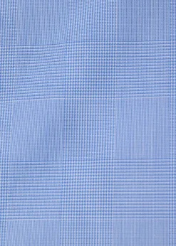 Classic Spread Collar Check Dress Shirt
