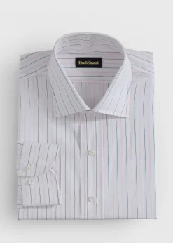 Cotton Deco Stripe Dress Shirt