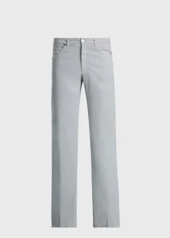 Cotton & Silk Five Pocket Pant