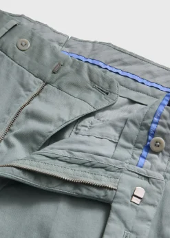 Cotton & Silk Garment Dyed Trouser