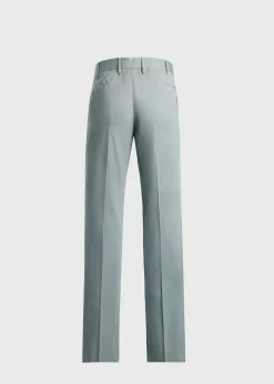 Cotton & Silk Garment Dyed Trouser