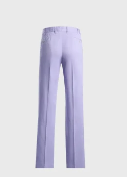 Cotton & Silk Garment Dyed Trouser