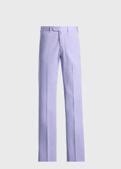 Cotton & Silk Garment Dyed Trouser