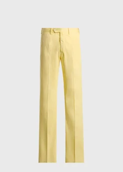 Cotton & Silk Garment Dyed Trouser