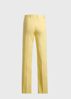 Cotton & Silk Garment Dyed Trouser