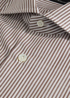 Cotton Stripe Dress Shirt