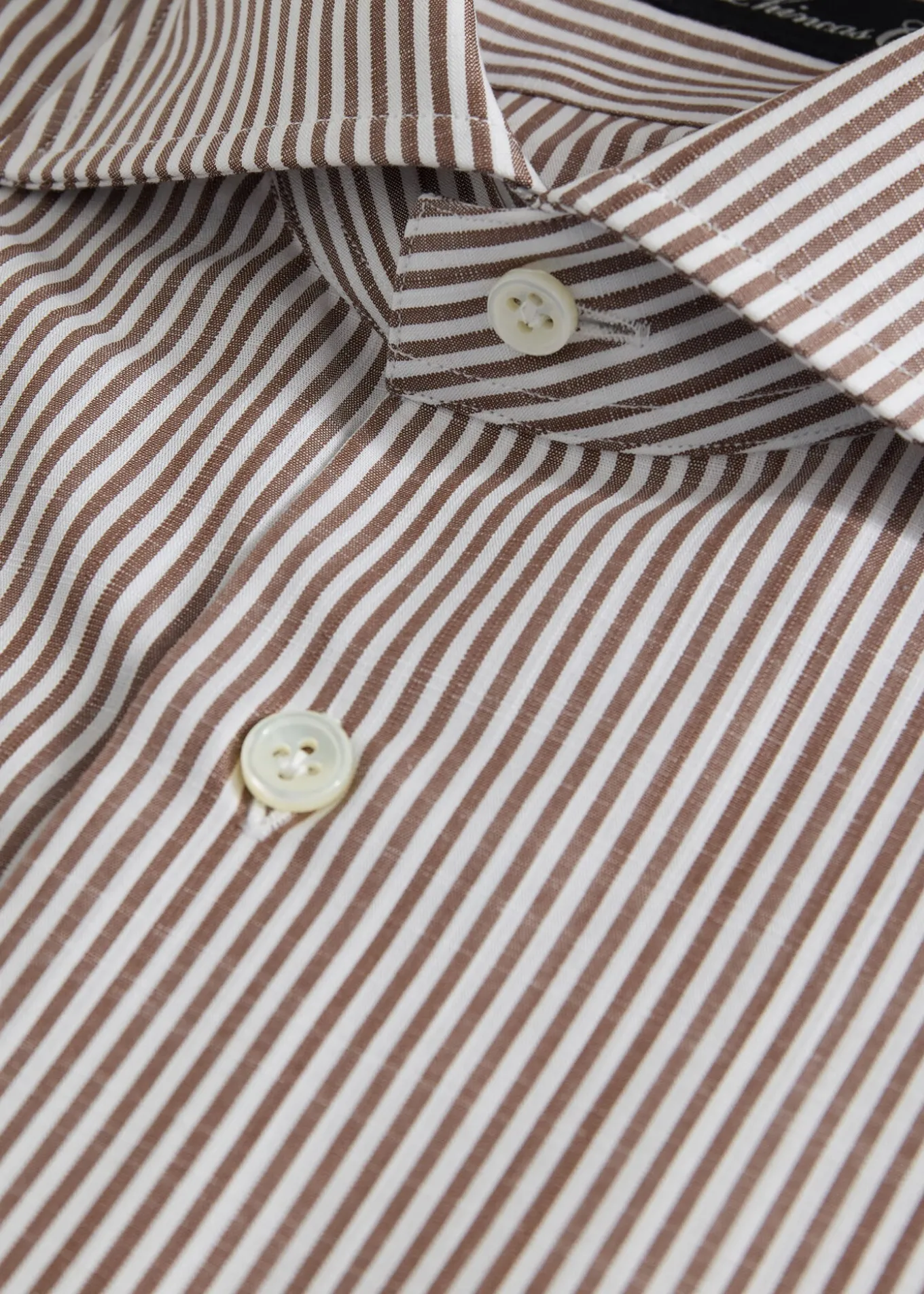 Cotton Stripe Dress Shirt