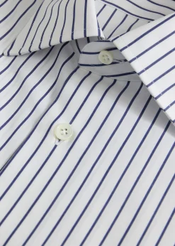 Cotton Stripe Dress Shirt