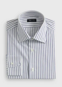Cotton Stripe Dress Shirt