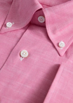 Cotton Twill Logo Sport Shirt