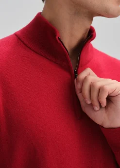 Essential Cashmere Quarter Zip Sweater