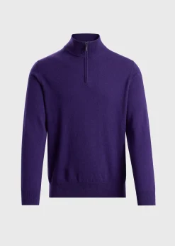 Essential Cashmere Quarter Zip Sweater
