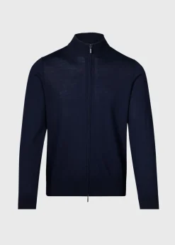 Essential Merino Wool Zip Cardigan