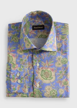 Floral Printed Linen Shirt