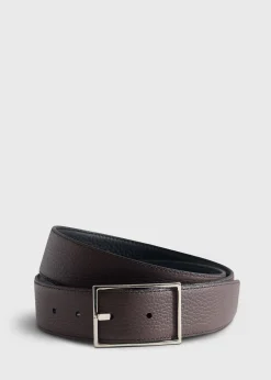 Grained Taurillon Leather Belt