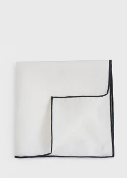 Handkerchief with Contrast Border
