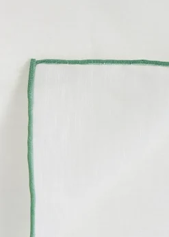 Handkerchief with Contrast Border