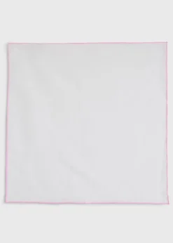 Handkerchief with Contrast Border