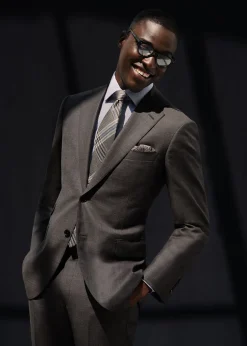 Handmade Micro Stripe Dress Shirt