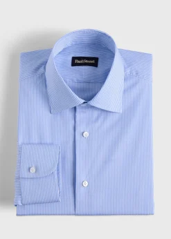 Handmade Narrow Bengal Stripe Dress Shirt