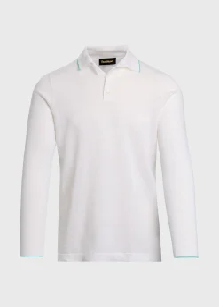 Linen & Cotton Contrast Collar Polo