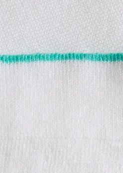 Linen & Cotton Contrast Collar Polo