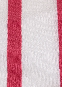 Linen & Cotton Horizontal Stripe Polo