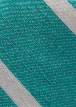 Linen & Cotton Stripe Tie