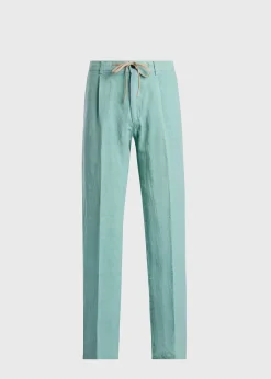 Linen Drawstring Trouser