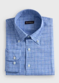 Linen Plaid Shirt