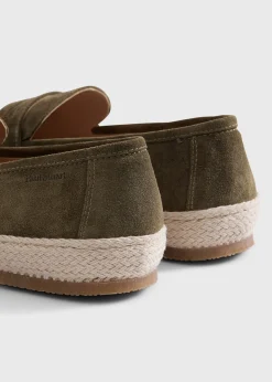 LLoyd Suede Penny Loafer Espadrille