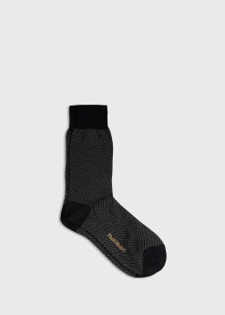 Micro Diamond Pattern Sock
