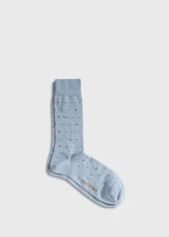 Micro Poka-Dot Crew Sock